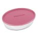 Conjunto Assadeiras De Vidro Marinex  Com Tampa 02 Peças