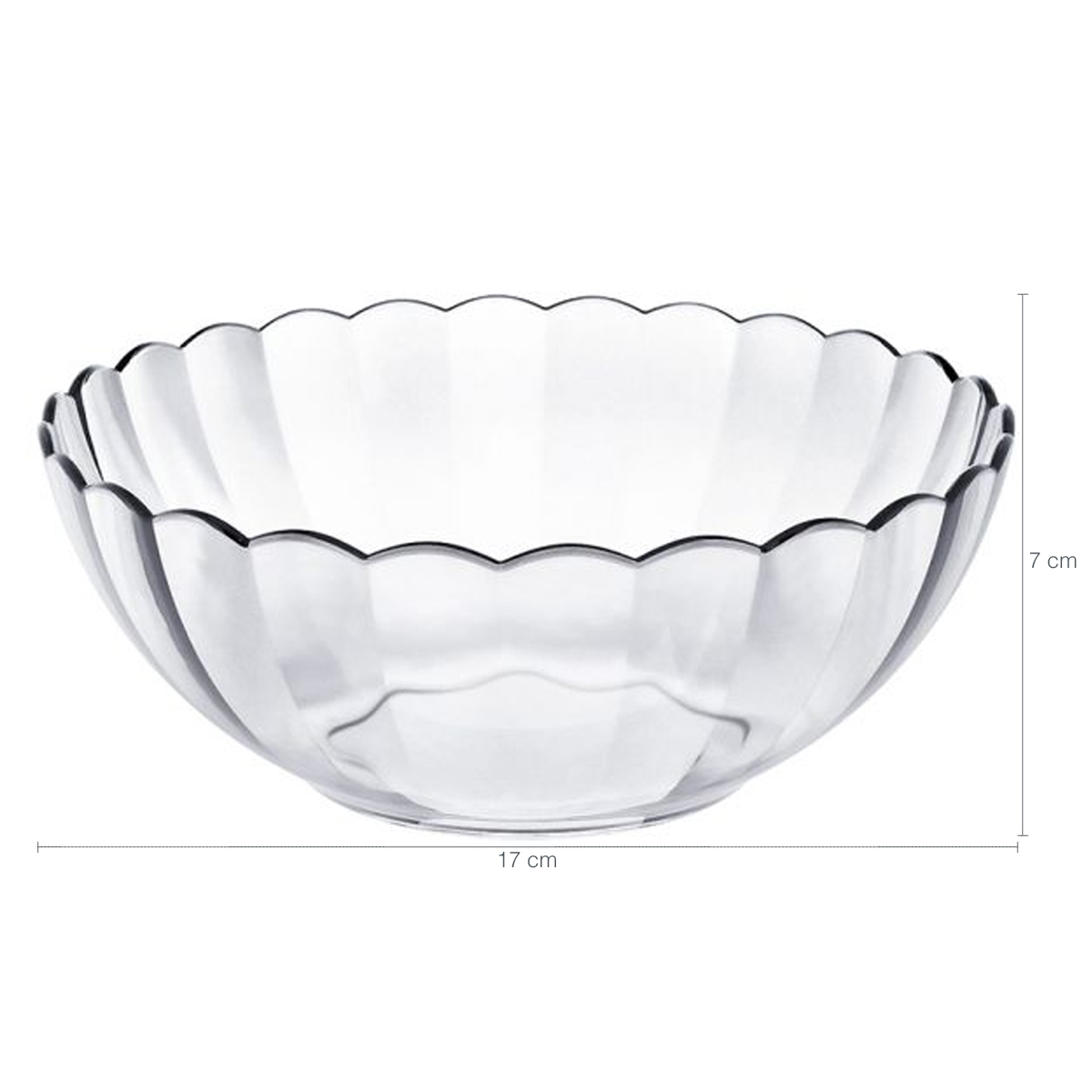Conjunto De Tigelas Redondas Marinex Bella 3 Peças Bowls De Vidro 1 Litro