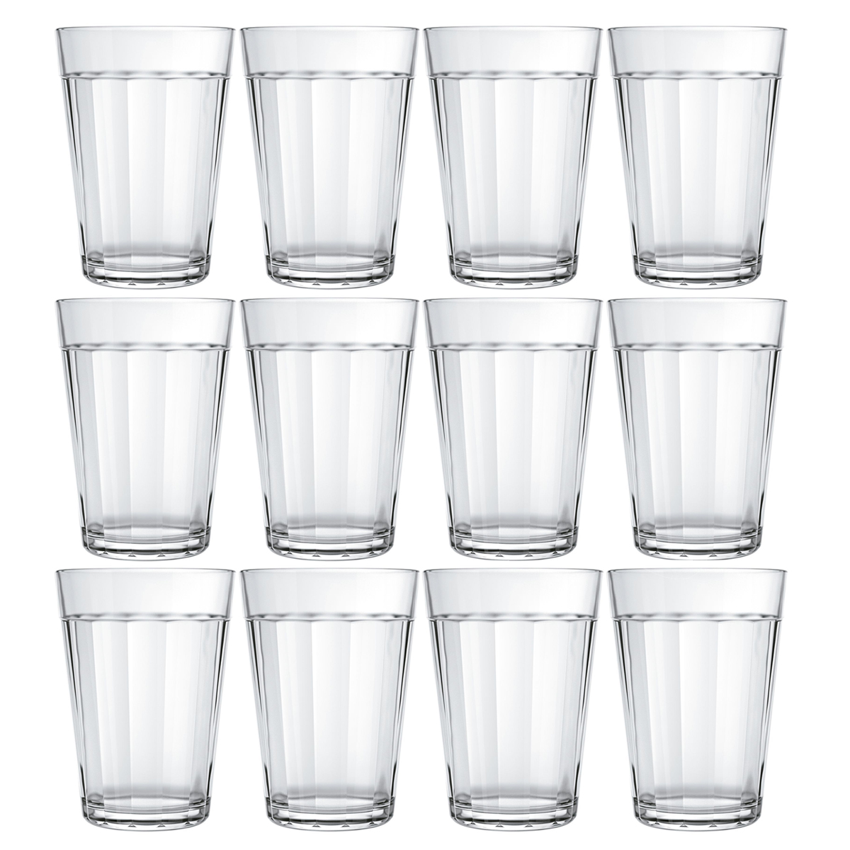 Jogo 12 Copos Americanos 190ml Nadir Copo Lagoinha De Vidro Para Café Cerveja Água Suco