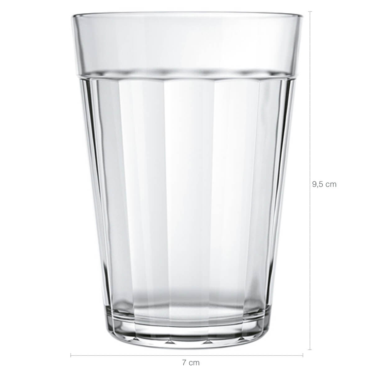 Jogo 12 Copos Americanos 190ml Nadir Copo Lagoinha De Vidro Para Café Cerveja Água Suco