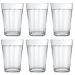 Jogo 6 Copos Americanos 190ml Copos Multiusos Café Cerveja Água Suco Nadir Figueiredo