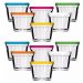 Kit 12 Potes Americanos Tigelas Pequenas de Vidro 150ml Mari