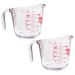 Kit 2 Jarras Medidoras de Vidro 500ml Marinex Jarros com Alç