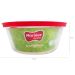 Kit 3 Potes Redondos Tigela De Vidro 1,2l Médio com Tampa Plástica Facilitá Marinex