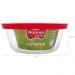 Pote Redondo De Vidro 600ml Pequeno com Tampa Plástica Facil