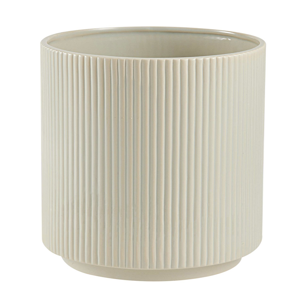 Cachepot Liste Bege 23 cm