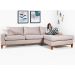 Sofá California 4 Lugares Living Chaise Linho Lado Esquerdo