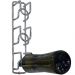 8 Mini Adega de Parede Suportes para 3 Garrafas de Vinho cada Aramado Masutti Cube Carbono