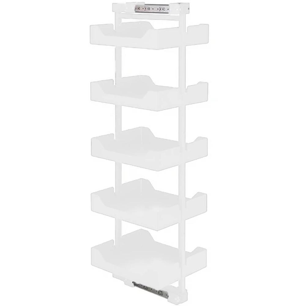 Coluna Deslizante Masutti Branca 5 Bandejas Embutir 33x48x15