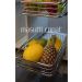 Gaveta 27cm Aramada Fruteira Aço Inox Deslizante com Corrediça para Cozinha Multiuso