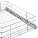 Gaveta 370mm Aramada Deslizante Fruteira Cozinha Multiuso Cromada Corrediças
