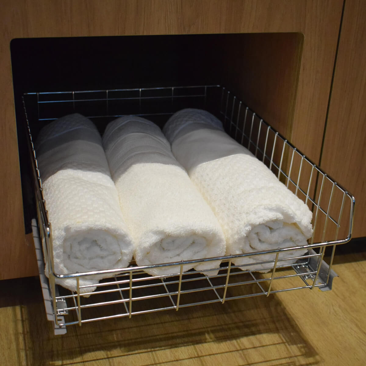 Gaveta Deslizante 37cm Fruteira Aramada Preta Cozinha Área de Serviço Corrediça Telescópica Multiuso