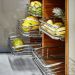 Gaveta Fruteira Aramada Deslizante Aço Inox Corrediça 470mm Cozinha Frutas Masutti