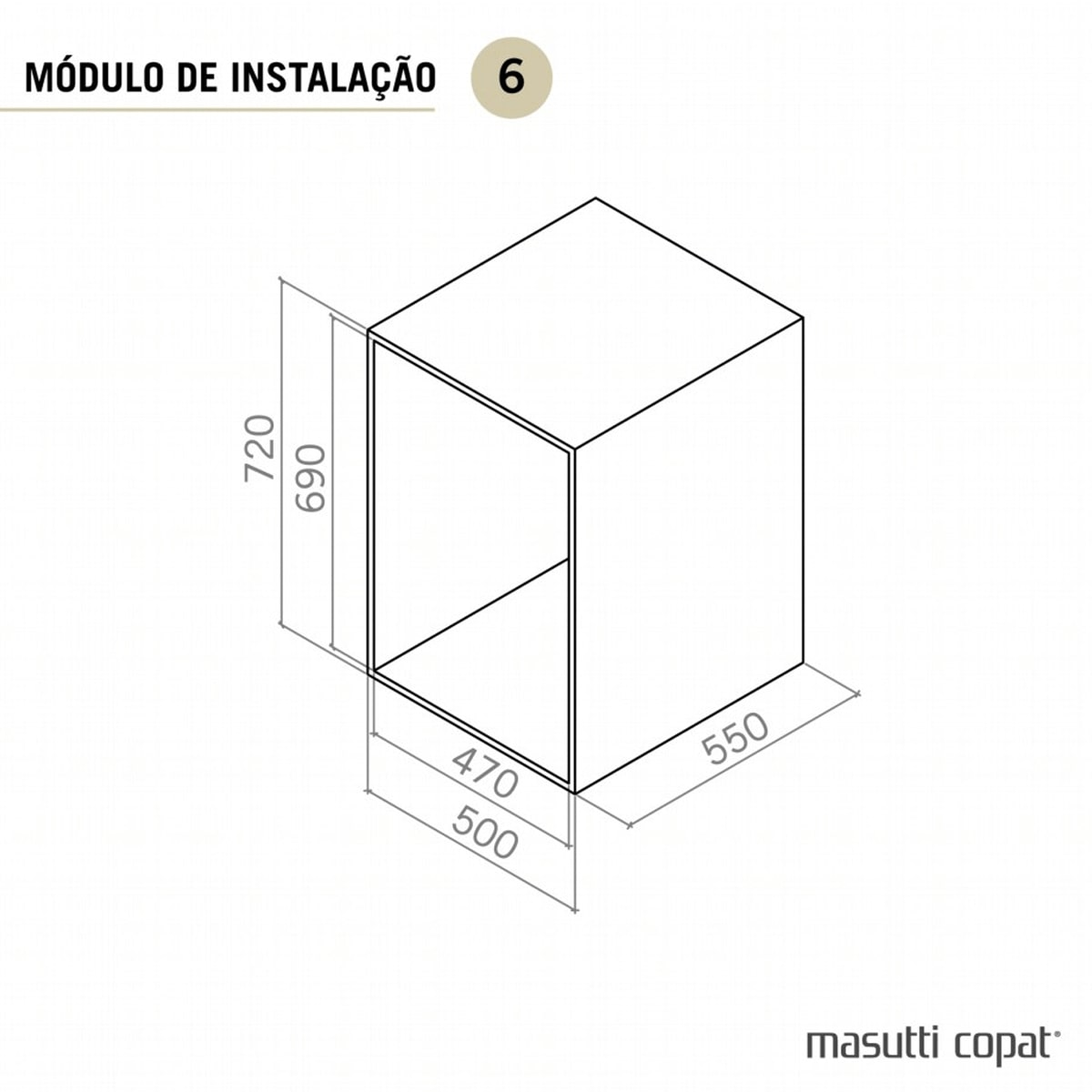 Gaveta Fruteira Aramada Deslizante Aço Inox Corrediça 470mm Cozinha Frutas Masutti