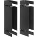 Kit 2 Mãos Francesas Pretas Suportes para Prateleiras MDF 1,