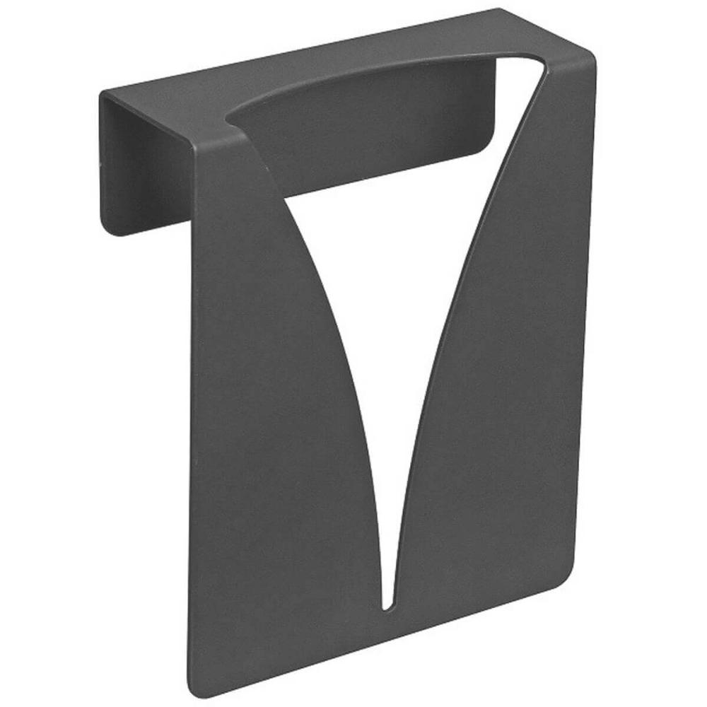 Kit 2 Pendurador de Toalha Cinza Porta Pano de Prato Suporte para Cozinha ou Banheiro Organize Masutti