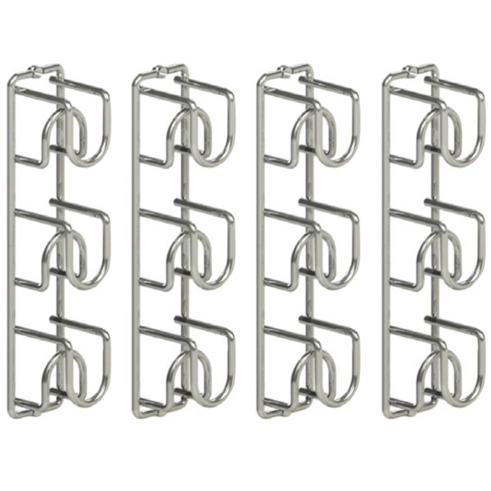 Kit 4 Suporte para 3 Garrafas de Vinho cada Adega de Parede