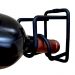Kit 48 Mini Adega Cube Suporte 1 Garrafa de Vinho de Parede Espumante Preta