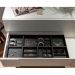 Organizador de Gaveta 19,5cmx18,5cm com 2 Divisórias POrta O