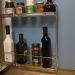 Porta Condimentos Aço Inox Aramado Deslizante Garrafas Tempe