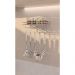 Porta Condimentos Inox de Parede Suporte Temperos 5 Ganchos