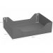 Porta Objetos de Parede Organizador de Acessórios 30x20cm Grande Cinza Masutti Organize