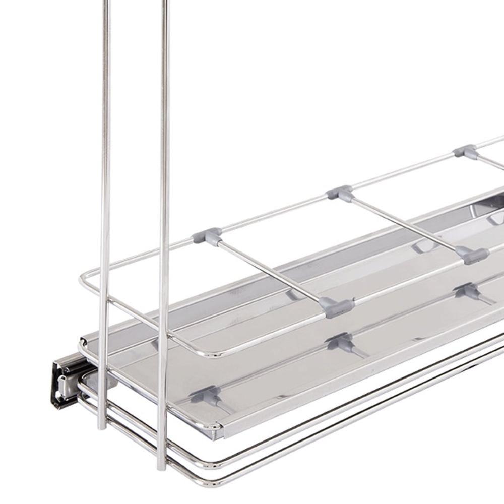 Porta Temperos Suporte Condimentos Deslizante Aço Inox com B