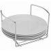 Suporte Porta Pratos de Mesa Posta Bancada Aramado para Guar