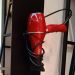 Suporte Porta Secador de Cabelo Redondo Aramado de Parede Painel Banheiro Quarto