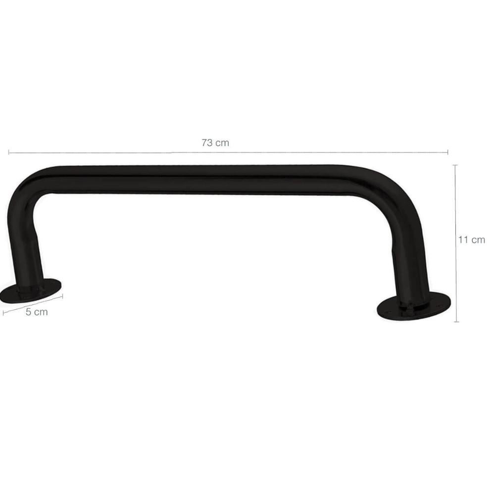 Suporte Tubo para Cabides Arara Cabideiro 73cm de Teto Close