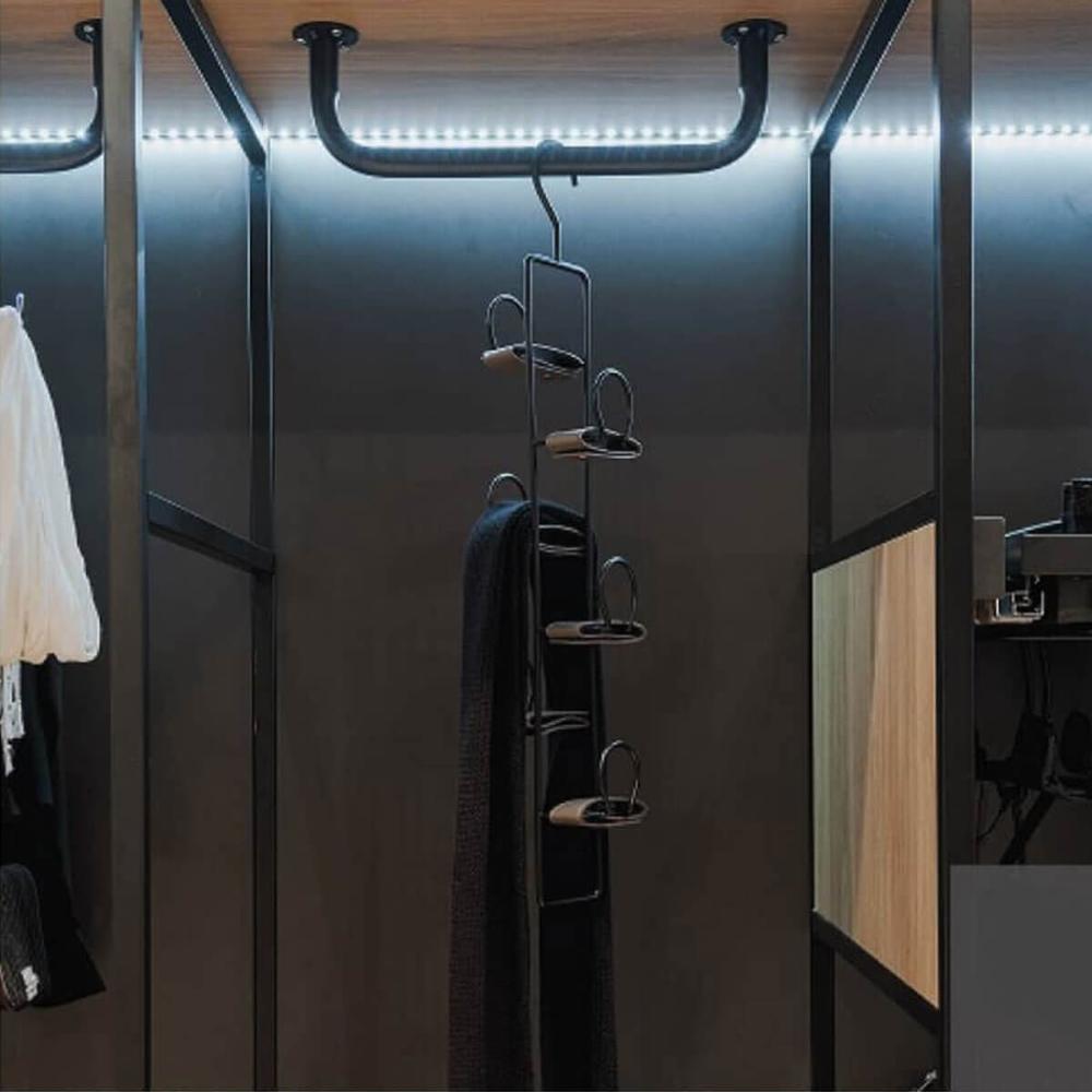 Suporte para Cabides Curvo Cabideiro Organizador Multifuncio