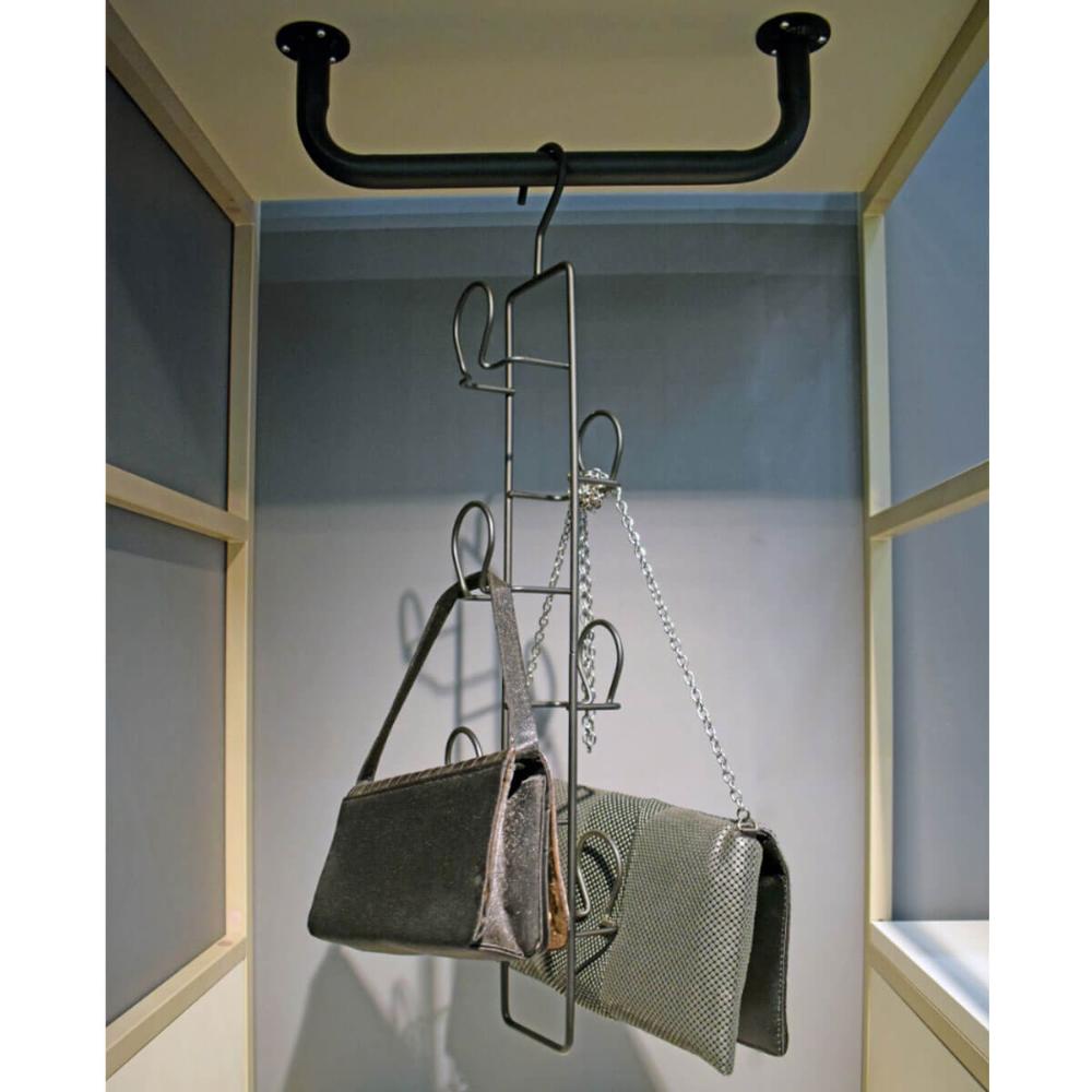 Suporte para Cabides Curvo Cabideiro Organizador Multifuncio