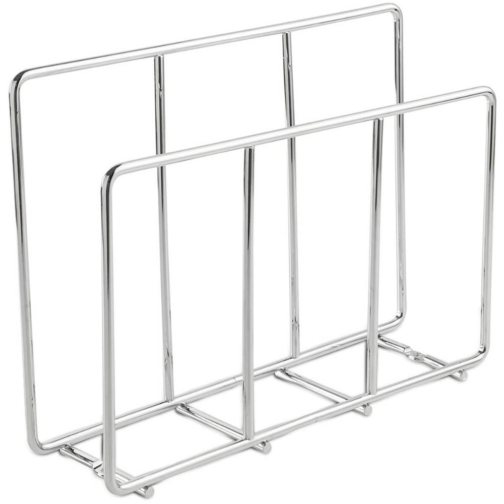 Suporte para Tábuas de Carne Corte Organizador Aramado para Cozinha Cromado Masutti