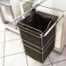 Tulha Aramada Deslizante Cesto Roupa Suja Inox Lavanderia Banheiro Telescopica Masutti