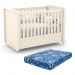 Berço Americano Tutto New Off White e Colchão Baby Physical - Matic Móveis  