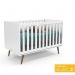 Berço Retro Branco Soft/Eco Wood - Matic Móveis