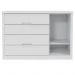 Cômoda Infantil Tutto New 1 Porta e 4 Gavetas Branco Soft - Matic Móveis