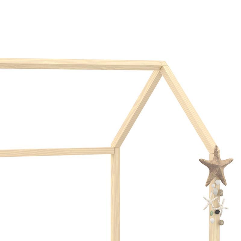 Cama Infantil Kids Liv Branco Soft/Natural com Colchão Supreme D33 - Matic Móveis