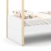 Cama Infantil Kids Liv Branco Soft/Natural com Colchão Supreme D33 - Matic Móveis
