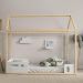 Cama Montessoriana Liv Branco Soft/Natural - Matic Móveis