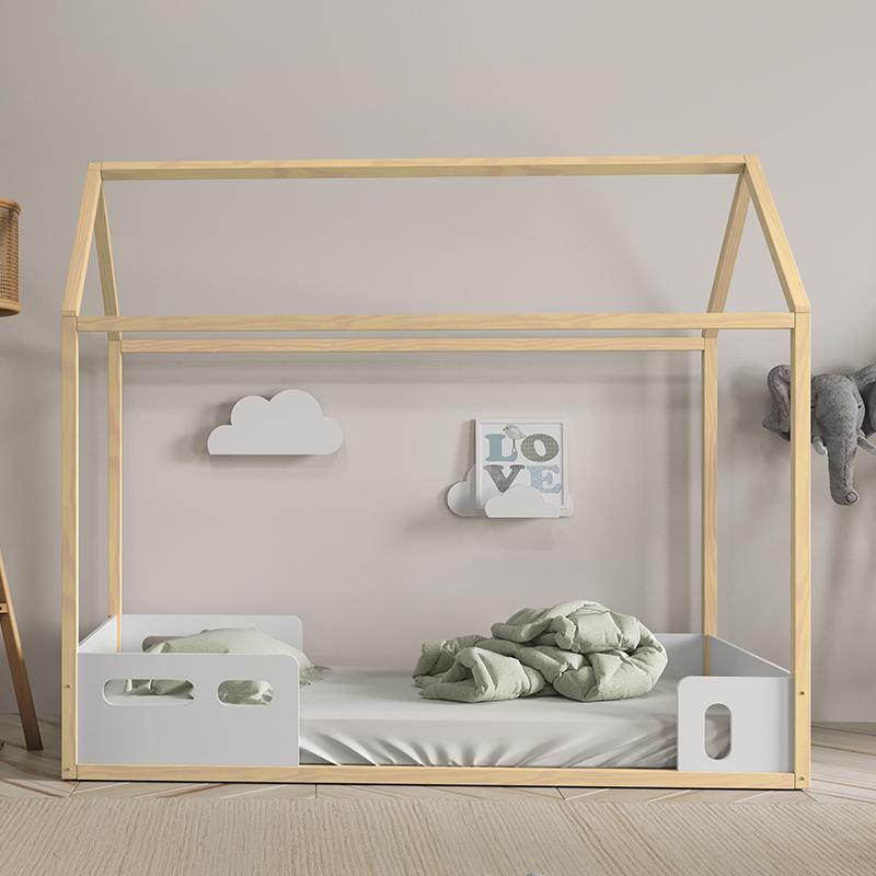 Cama Montessoriana Liv Branco Soft/Natural - Matic Móveis