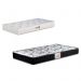 Dormitório Completo Infantil Tutto New 2 Portas de Correr, Cômoda 4 Gavetas, Berço Formare Off White e Colchões D18 e D33 - Matic Móveis