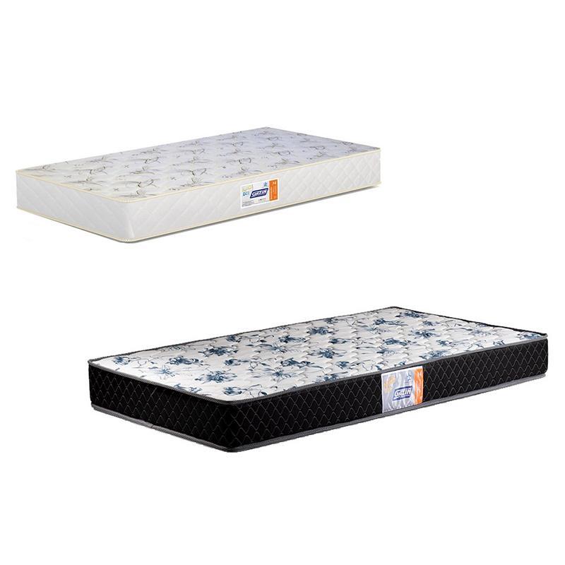 Dormitório Completo Infantil Tutto New 2 Portas de Correr, Cômoda 4 Gavetas, Berço Formare Off White e Colchões D18 e D33 - Matic Móveis