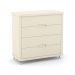 Dormitório Completo Infantil Tutto New 2 Portas de Correr, Cômoda 4 Gavetas, Berço Formare Off White e Colchões D18 e D33 - Matic Móveis