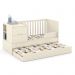Dormitório Completo Infantil Tutto New 2 Portas de Correr, Cômoda e Berço Multifuncional Formare Off White - Matic Móveis