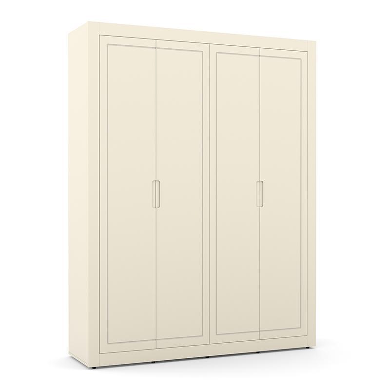 Dormitório Completo Infantil Tutto New 4 Portas, Cômoda e Berço Multifuncional Formare Off White - Matic Móveis