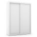 Dormitório Tutto New 2 Portas, Cômoda 1 Porta e Berço Branco Soft com Capitonê e Colchão Physical - Matic Móveis