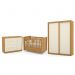 Dormitório Tutto New 2 Portas, Cômoda 1 Porta e Berço Freijó/Off White - Matic Móveis 