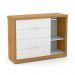 Dormitório Tutto New 2 Portas, Cômoda 1 Porta, Berço Freijó/Branco Soft e Prateleiras - Matic Móveis  