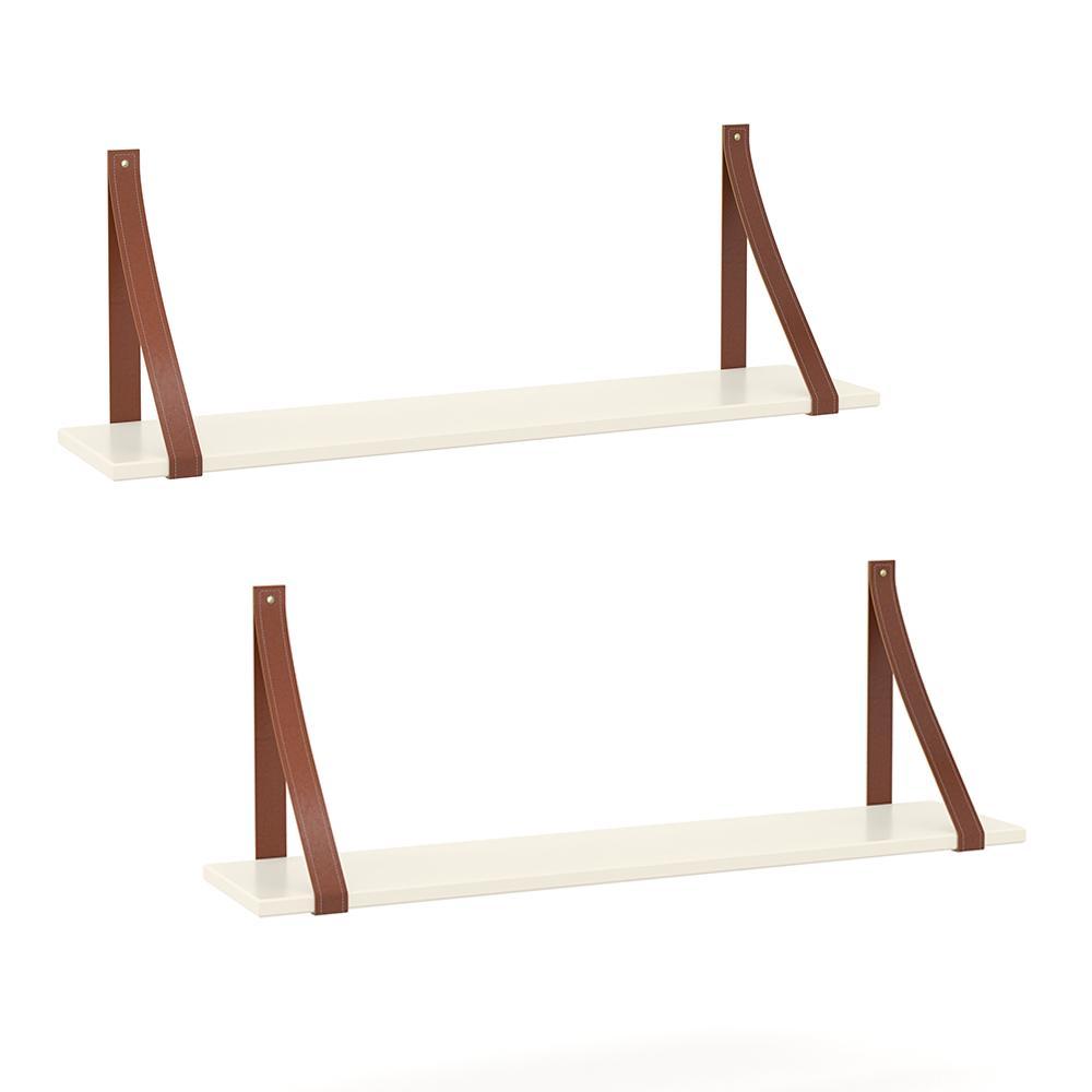 Dormitório Tutto New 2 Portas, Cômoda 4 Gavetas e Berço Off White com Capitonê e Prateleiras - Matic Móveis